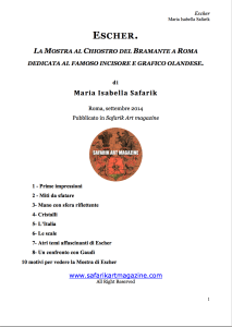 ANTEPRIMA Escher Mostra