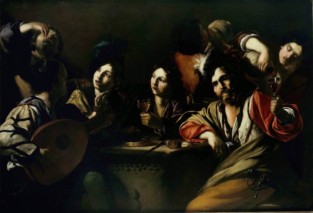 Manfredi, Riunione di bevitori