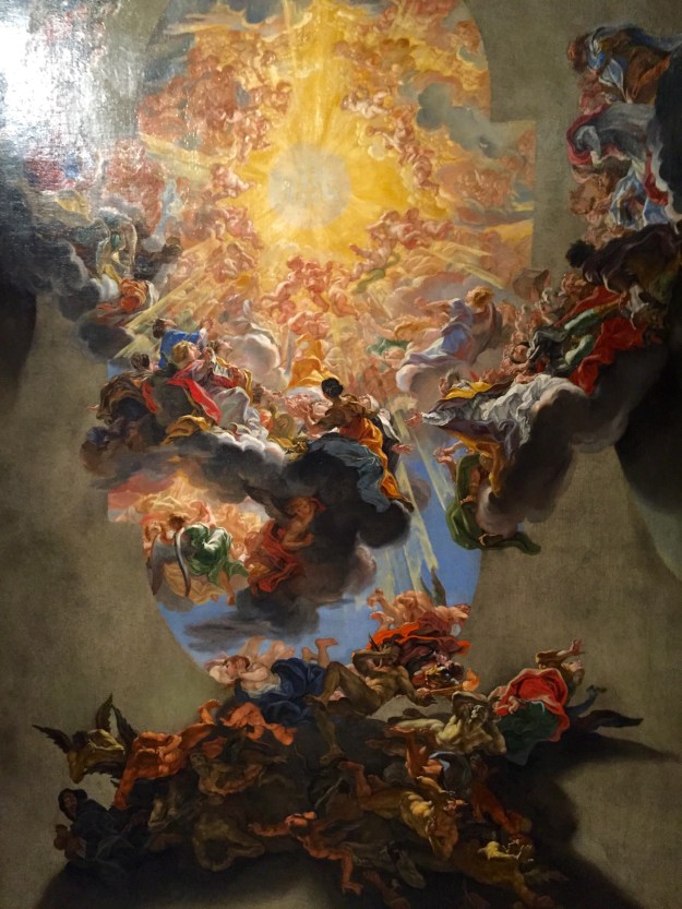 Giovan Battista Gaulli detto Baciccio, Bozzetto dell'affresco de Il trionfo del nome di Gesù per la Chiesa del Gesù, c.1676-79. Roma, Galleria Spada. Foto Safarik Art Magazine