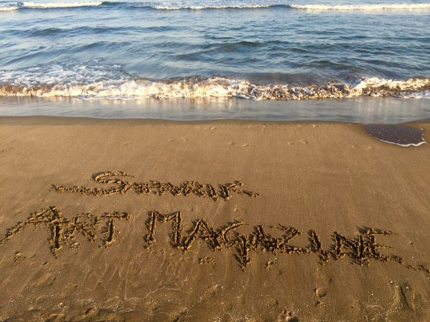 Safarik Art Magazine: Scrivi il tuo nome sulla sabbia e le onde penseranno a portarlo a largo.