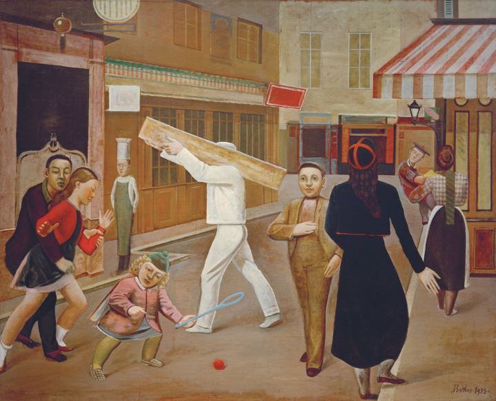 Balthus, La-Rue, 1933, New-York, The Museum of Modern Art