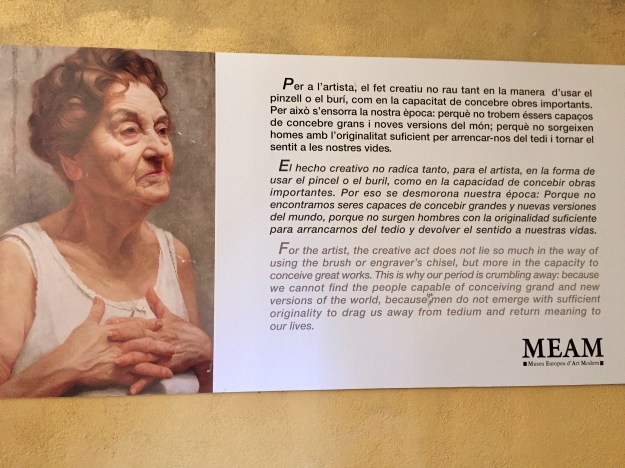 Barcellona, MEAM, Museo Europeo d'Arte Moderna. Foto SAM