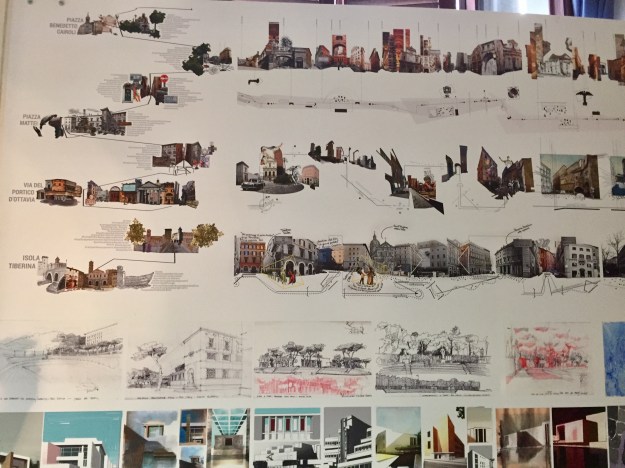 Installazione tecnica nella Facoltà di Architettura de La Sapienza di Roma. Foto Safarik Art Magazine