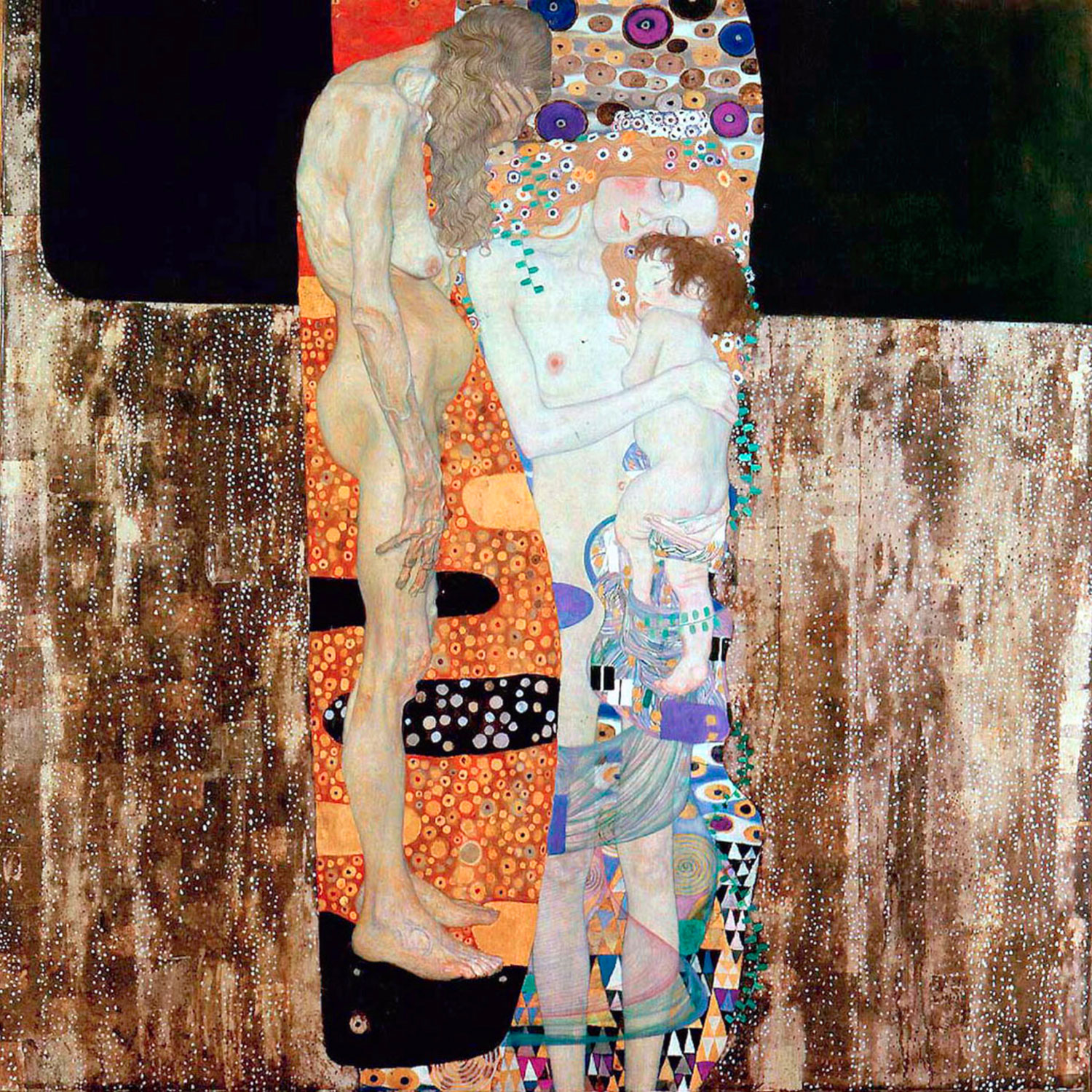 32. Le tre età della donna - Gustav Klimt (1905) - Galleria Nazionale d'Arte Moderna, Roma