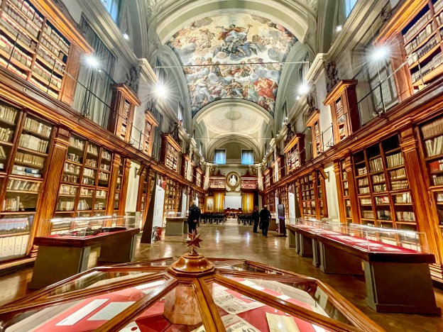 Biblioteca Alessandrina, Sala Studio, Palazzo della Sapienza, Roma (Corso Rinascimento). Foto SAM