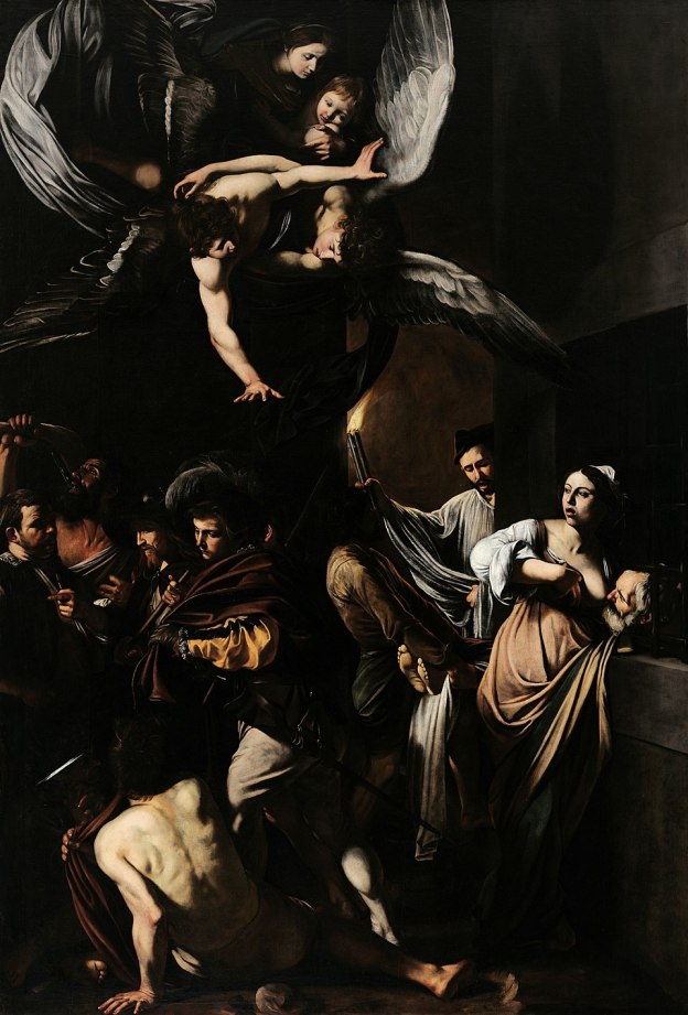 Michelangelo Merisi da Caravaggio (1571–1610), Le sette opere di Misericordia (1606-1607), olio su tela, cm. 390x260, Napoli, Pio Monte della Misericordia