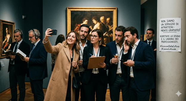 Gli scrocconi della cultura (foto IA), SAM 2026